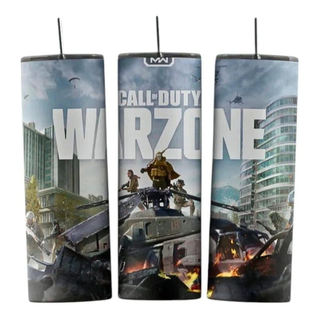 Alpha Printing 20oz Stainless-Steel Tumblers-Battlezone Soldier Design