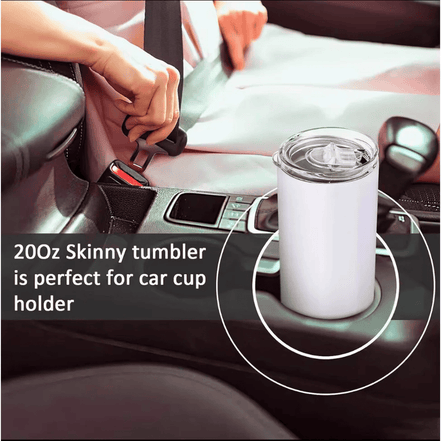 Alpha Printing 20oz Stainless-Steel Tumblers-Inspired Motor Oil Design