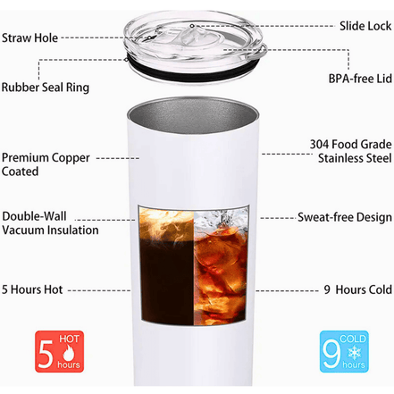 Alpha Printing 20oz Stainless-Steel Tumblers-Muscle Car In Desert Design Tumblers In Drinkware Default Title Stay hydrated