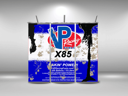 Alpha Printing 20oz Stainless-Steel Tumblers-Inspired VP Motor Oil Can Design Tumblers In Drinkware Default Title Stay