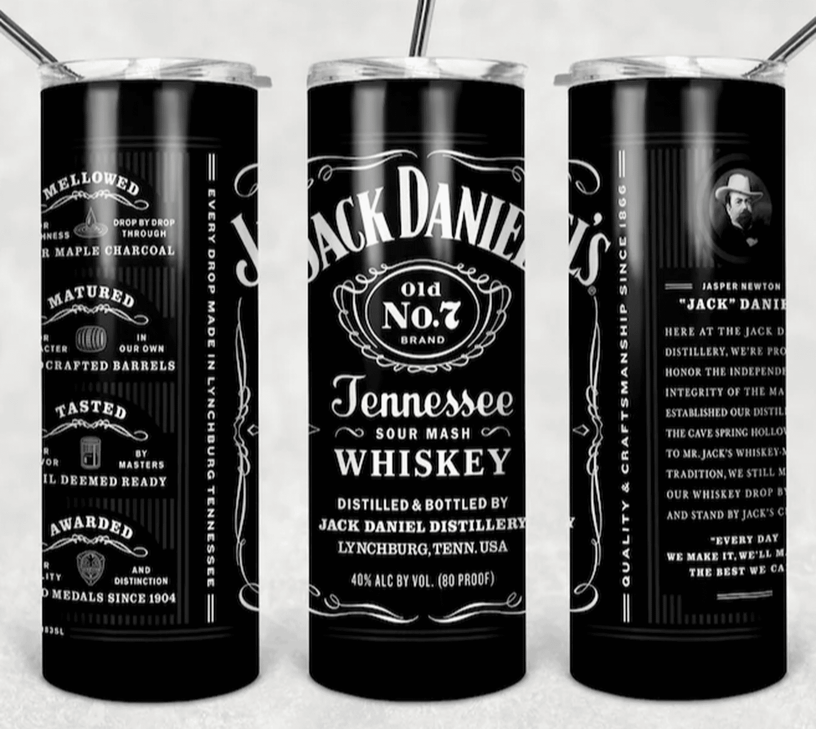 Alpha Printing 20oz Stainless-Steel Tumblers-Inspired Jack  Design Tumblers In Drinkware Default Title Stay hydrated in