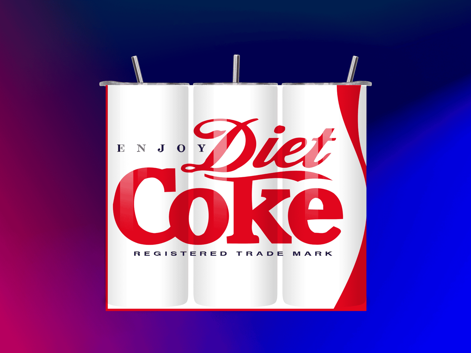 Alpha Printing 20oz Stainless-Steel Tumblers-Inspired Diet Soda Can Design Tumblers In Drinkware Default Title Stay hydrated