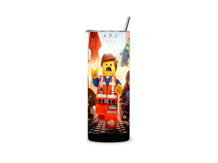 Alpha Printing 20oz Stainless-Steel Tumblers-Inspired Lego Movie Design Tumblers In Drinkware Default Title Stay hydrated in