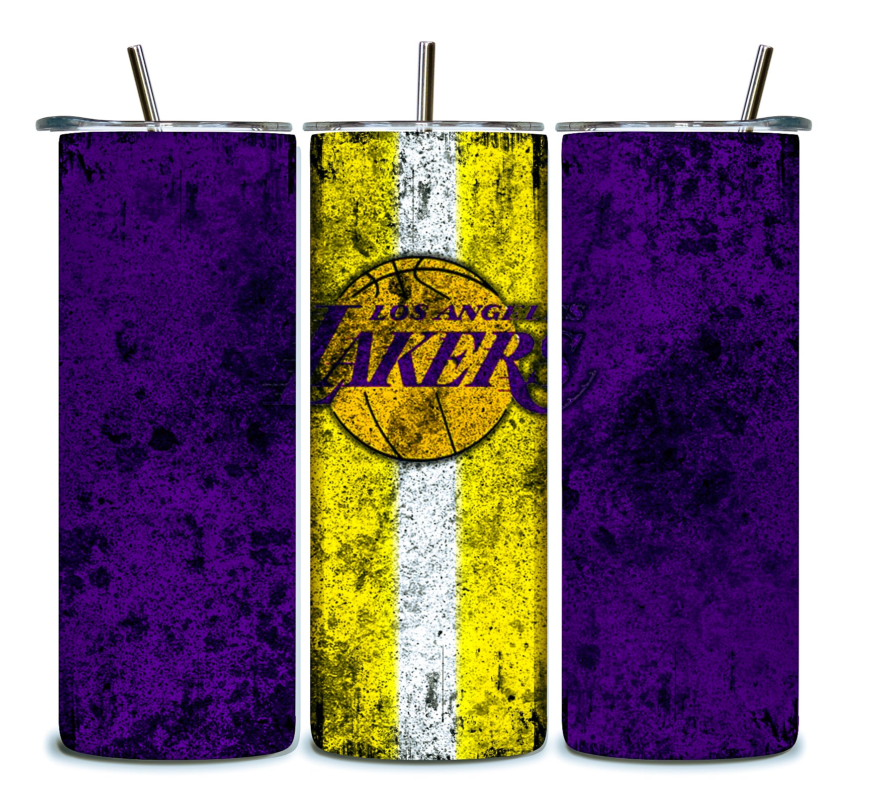Alpha Printing 20oz Stainless-Steel Tumblers-Inspired Basketball Design