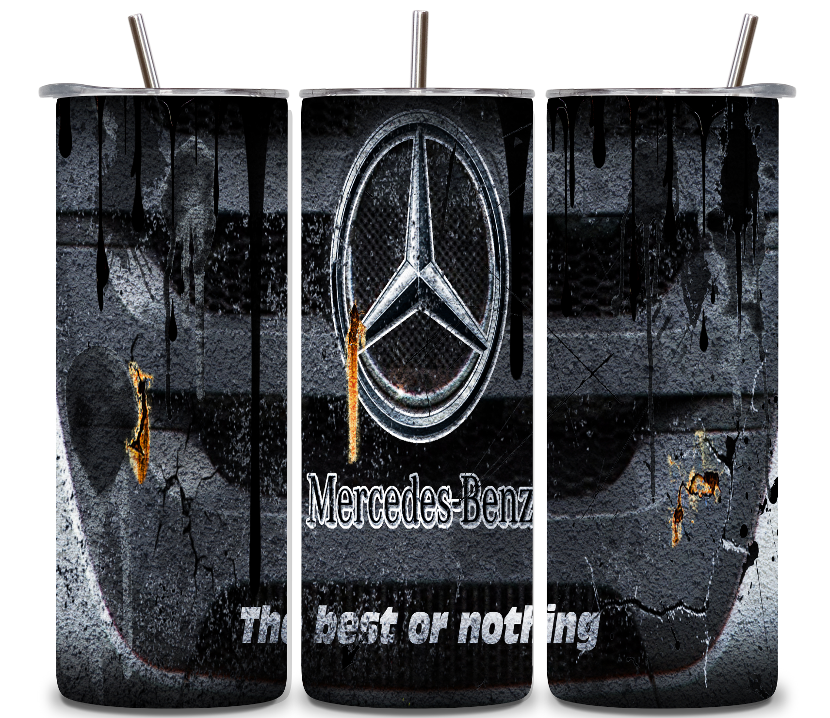 Alpha Printing 20oz Stainless-Steel Tumblers Inspired Luxury Car Grunge Design