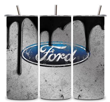 Alpha Printing 20oz Stainless-Steel Tumblers-Inspired Powered By Car Design