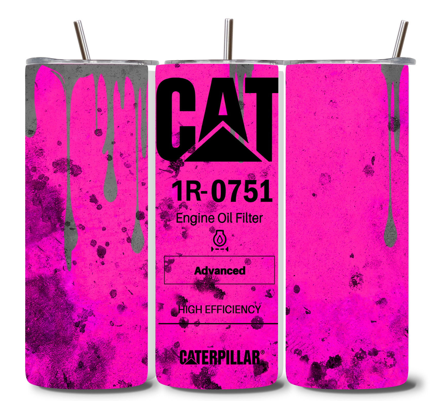 Alpha Printing 20oz Stainless-Steel Tumblers-Inspired Cat Design