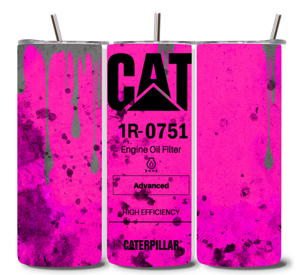 Alpha Printing 20oz Stainless-Steel Tumblers-Inspired Cat Design